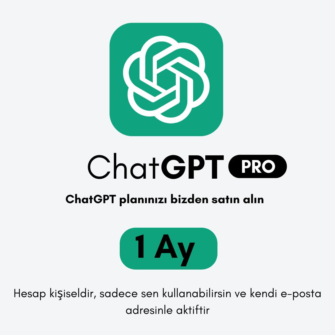 ChatGPT Pro –1 Aylık Plan