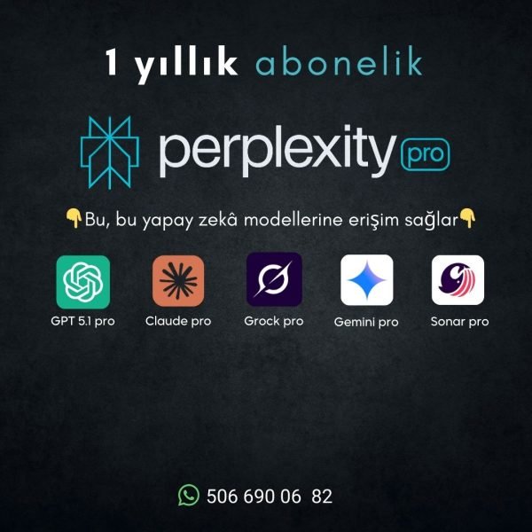 Perplexity Pro 1 yıllık plan